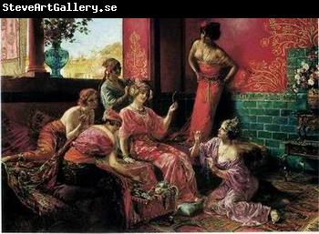 unknow artist Arab or Arabic people and life. Orientalism oil paintings  226